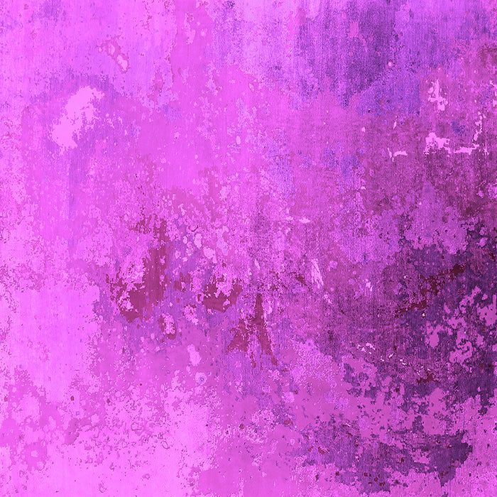 Square Machine Washable Oriental Pink Industrial Rug, wshurb2076pnk