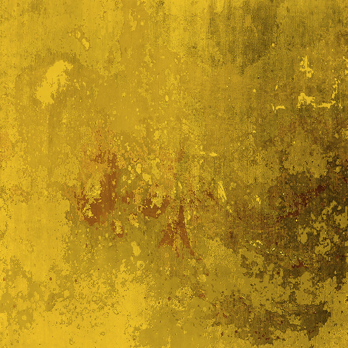 Square Machine Washable Oriental Yellow Industrial Rug, wshurb2076yw