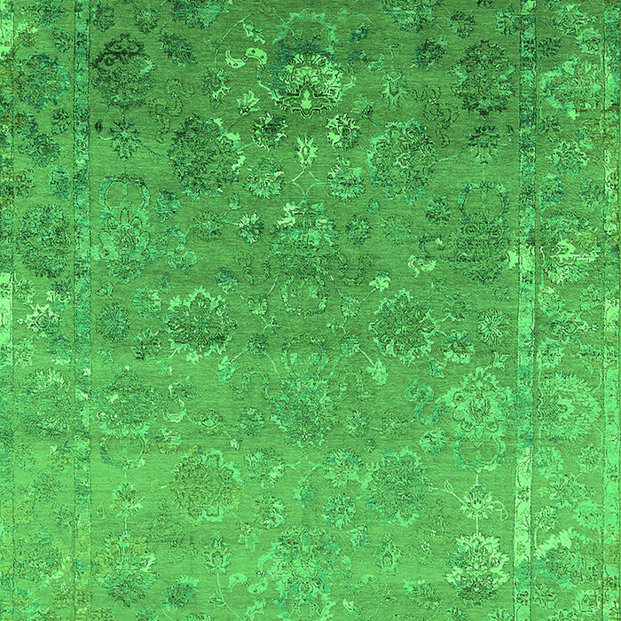 Oriental Green Industrial Rug, urb2077grn