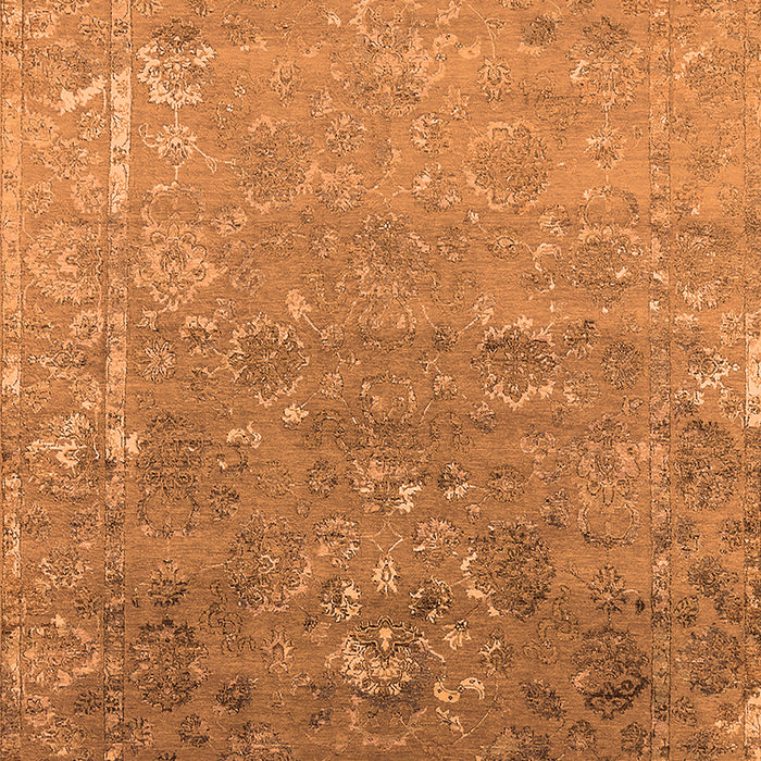 Oriental Orange Industrial Rug, urb2077org