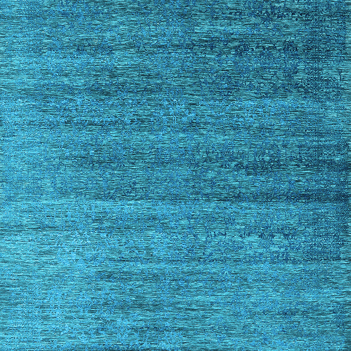 Machine Washable Oriental Light Blue Industrial Rug, wshurb2078lblu
