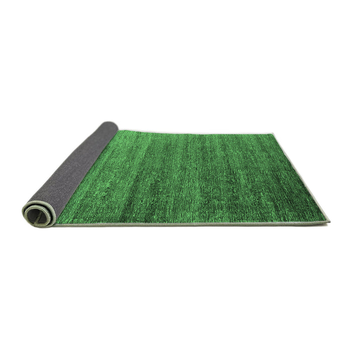 Sideview of Oriental Emerald Green Industrial Rug, urb2078emgrn