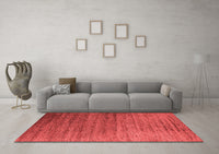 Machine Washable Oriental Red Industrial Rug, wshurb2078red