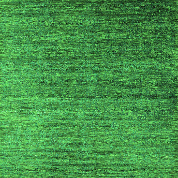 Square Oriental Green Industrial Rug, urb2078grn