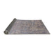 Sideview of Mid-Century Modern Silver Pink Oriental Rug, urb2079