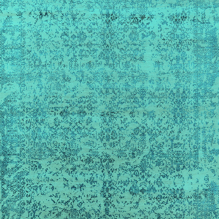 Oriental Turquoise Industrial Rug, urb2079turq