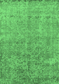 Oriental Emerald Green Industrial Rug, urb2079emgrn