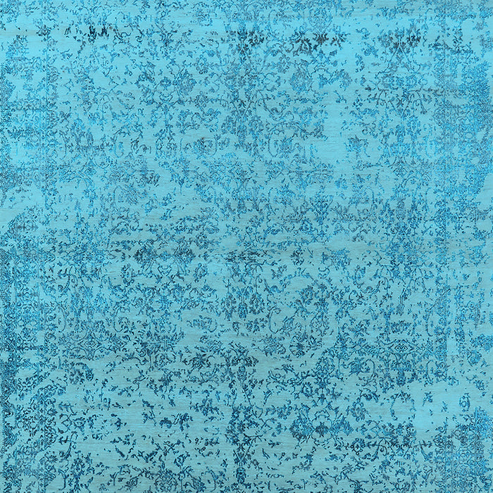 Oriental Light Blue Industrial Rug, urb2079lblu