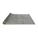 Sideview of Oriental Gray Industrial Rug, urb2079gry