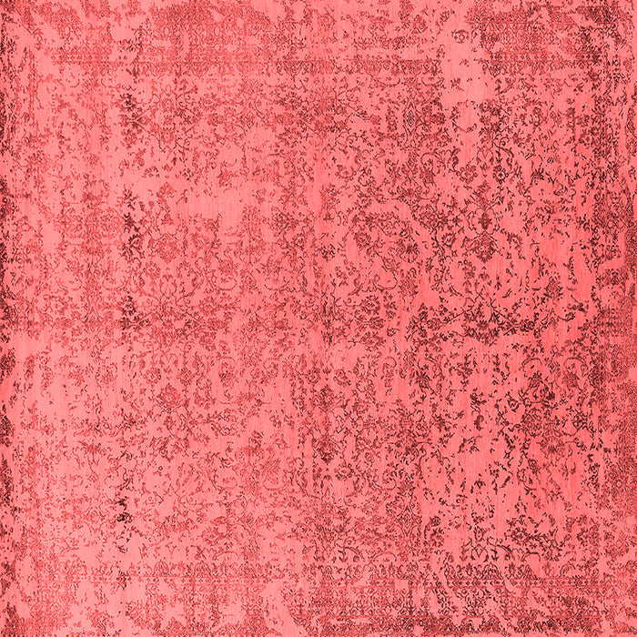 Machine Washable Oriental Red Industrial Rug, wshurb2079red