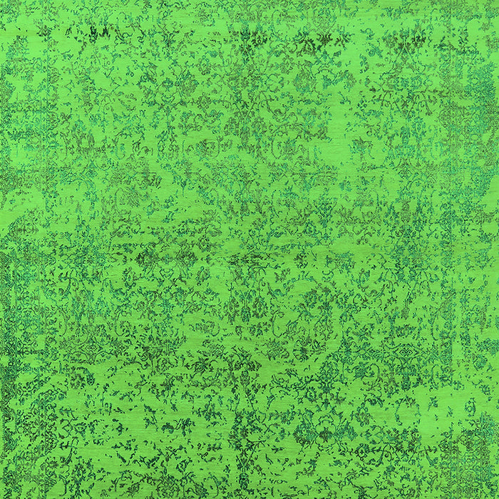 Oriental Green Industrial Rug, urb2079grn