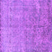 Square Oriental Purple Industrial Rug, urb2079pur