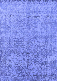 Oriental Blue Industrial Rug, urb2079blu