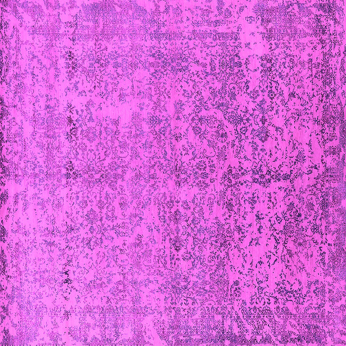 Square Oriental Pink Industrial Rug, urb2079pnk