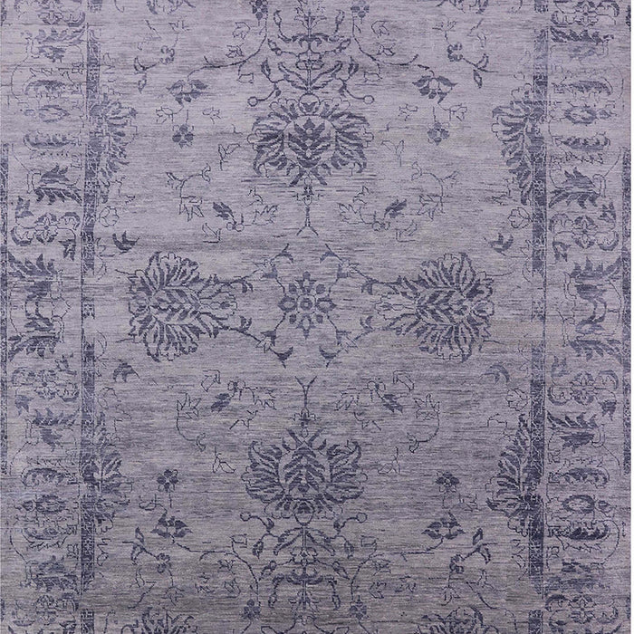Mid-Century Modern Dark Gray Oriental Rug, urb2080