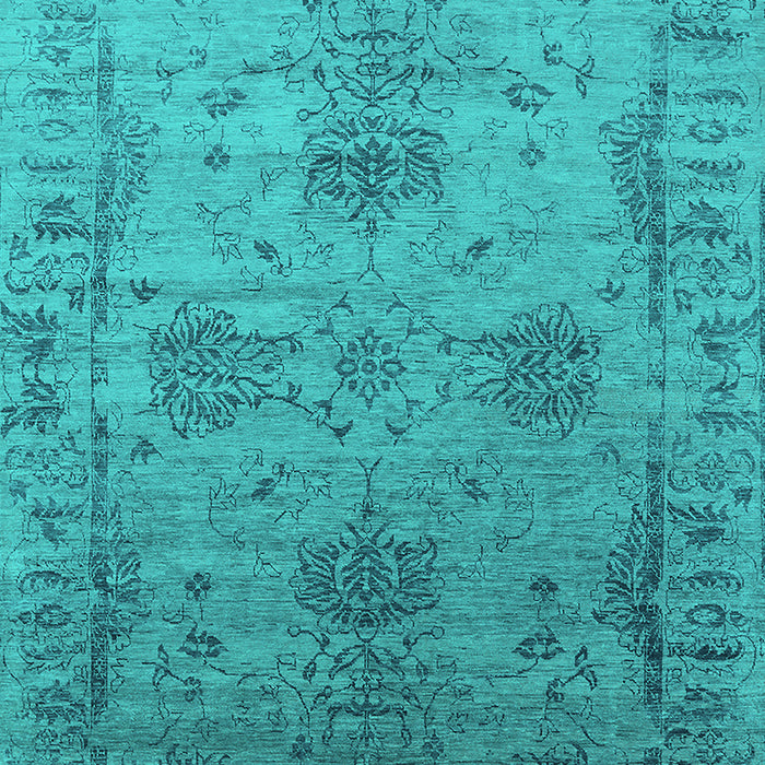 Oriental Turquoise Industrial Rug, urb2080turq