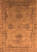 Machine Washable Oriental Orange Industrial Area Rugs, wshurb2080org