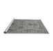 Sideview of Machine Washable Oriental Gray Industrial Rug, wshurb2080gry