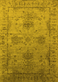 Oriental Yellow Industrial Rug, urb2080yw