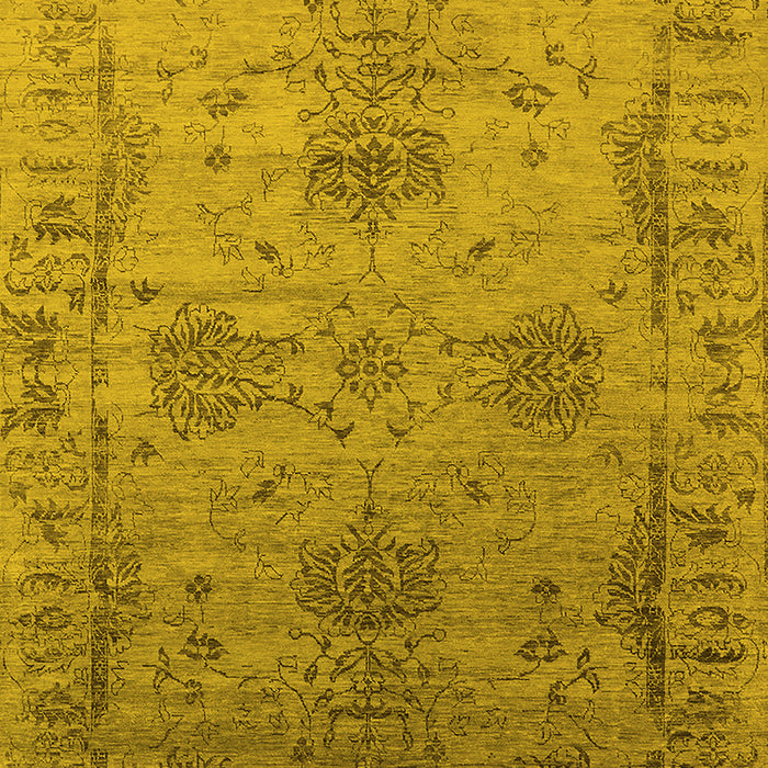 Oriental Yellow Industrial Rug, urb2080yw