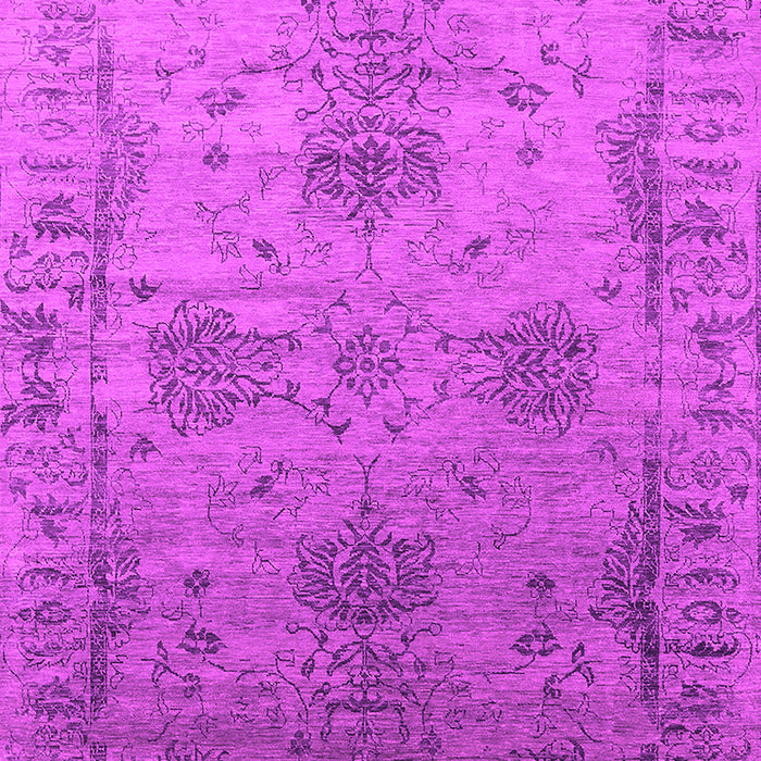 Machine Washable Oriental Pink Industrial Rug, wshurb2080pnk