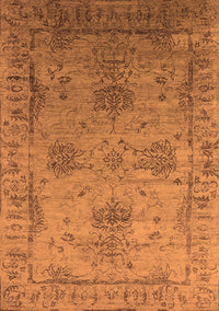 Oriental Orange Industrial Rug, urb2080org