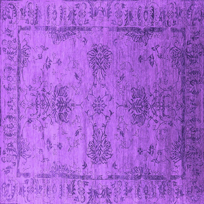 Square Oriental Purple Industrial Rug, urb2080pur