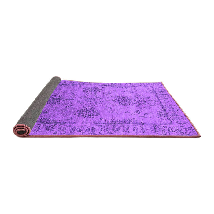 Sideview of Oriental Purple Industrial Rug, urb2080pur