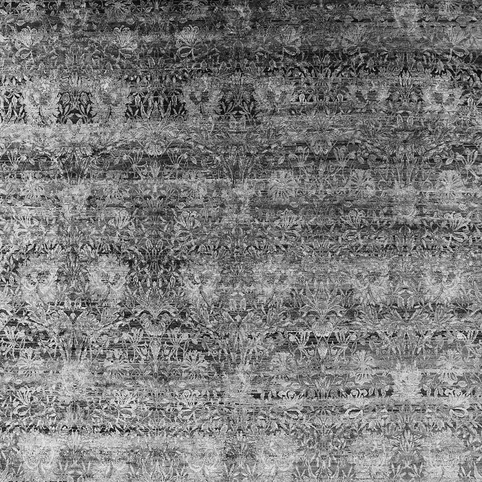 Machine Washable Oriental Gray Industrial Rug, wshurb2081gry