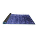 Sideview of Oriental Blue Industrial Rug, urb2081blu