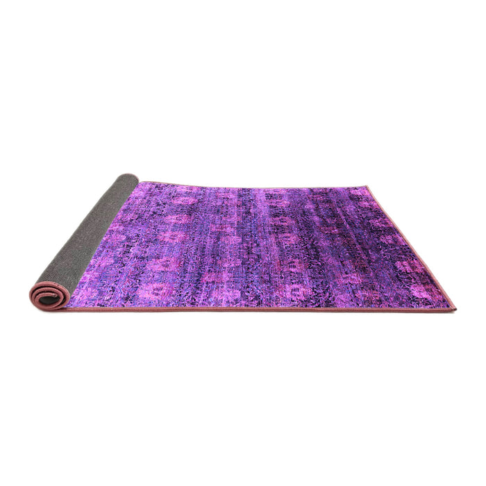 Sideview of Oriental Purple Industrial Rug, urb2081pur