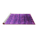 Sideview of Machine Washable Oriental Purple Industrial Area Rugs, wshurb2081pur