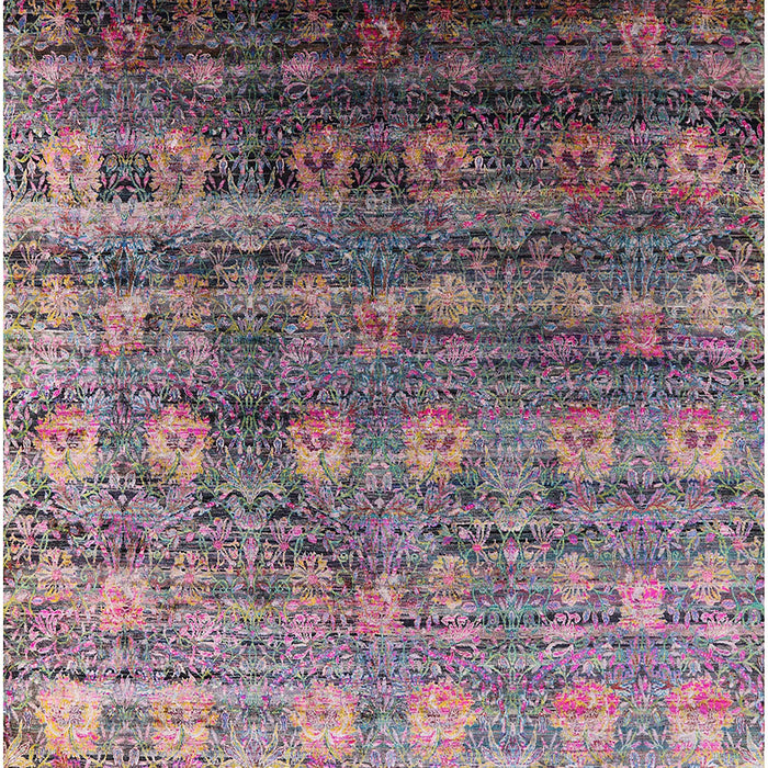 Machine Washable Industrial Modern Velvet Maroon Purple Rug, wshurb2081