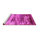 Sideview of Machine Washable Oriental Pink Industrial Rug, wshurb2082pnk