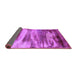 Sideview of Oriental Purple Industrial Rug, urb2082pur