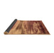 Sideview of Oriental Brown Industrial Rug, urb2082brn