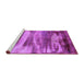 Sideview of Machine Washable Oriental Purple Industrial Area Rugs, wshurb2082pur