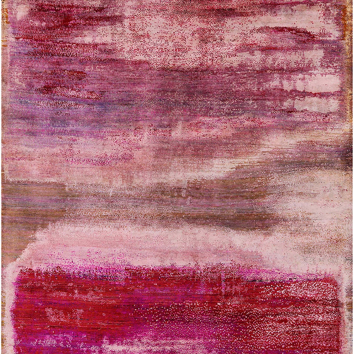 Machine Washable Industrial Modern Crimson Red Rug, wshurb2082