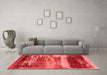 Industrial Red Washable Rugs