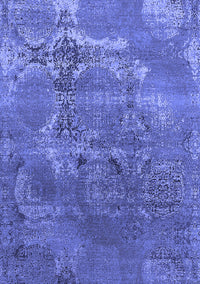 Oriental Blue Industrial Rug, urb2083blu