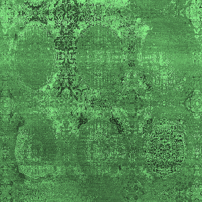 Oriental Emerald Green Industrial Rug, urb2083emgrn