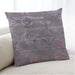 Lifestyle Image of Mid-Century Modern Urban Square Purple Throw Pillow, 18 inch by 18 inch, pwurb2083