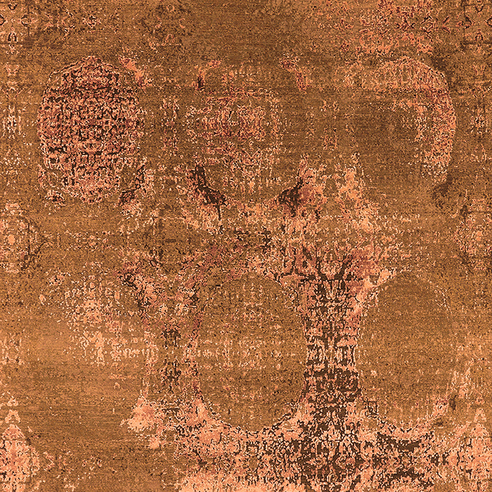 Machine Washable Oriental Orange Industrial Area Rugs, wshurb2083org