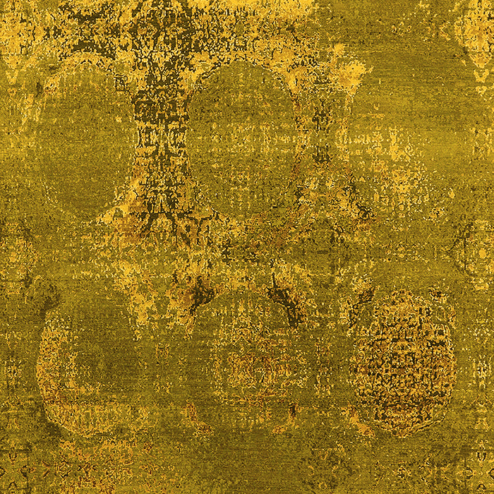 Oriental Yellow Industrial Rug, urb2083yw