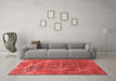 Industrial Red Washable Rugs