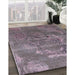 Machine Washable Industrial Modern Purple Rug in a Family Room, wshurb2083