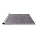 Sideview of Machine Washable Industrial Modern French Lilac Purple Rug, wshurb2084