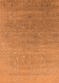 Oriental Orange Industrial Rug, urb2084org