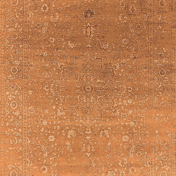 Oriental Orange Industrial Rug, urb2084org