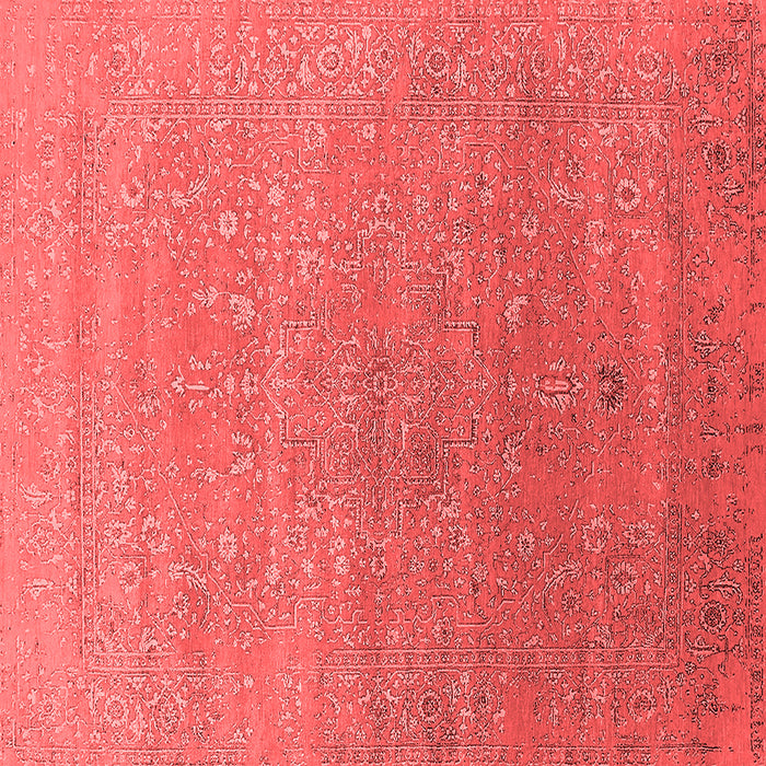 Machine Washable Oriental Red Industrial Rug, wshurb2084red